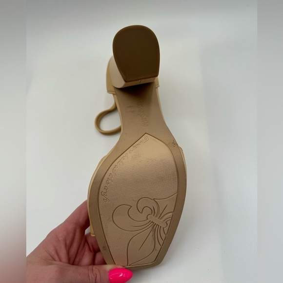 Franco Sarto Dima Cream Sandal Heels - Picture 13 of 15